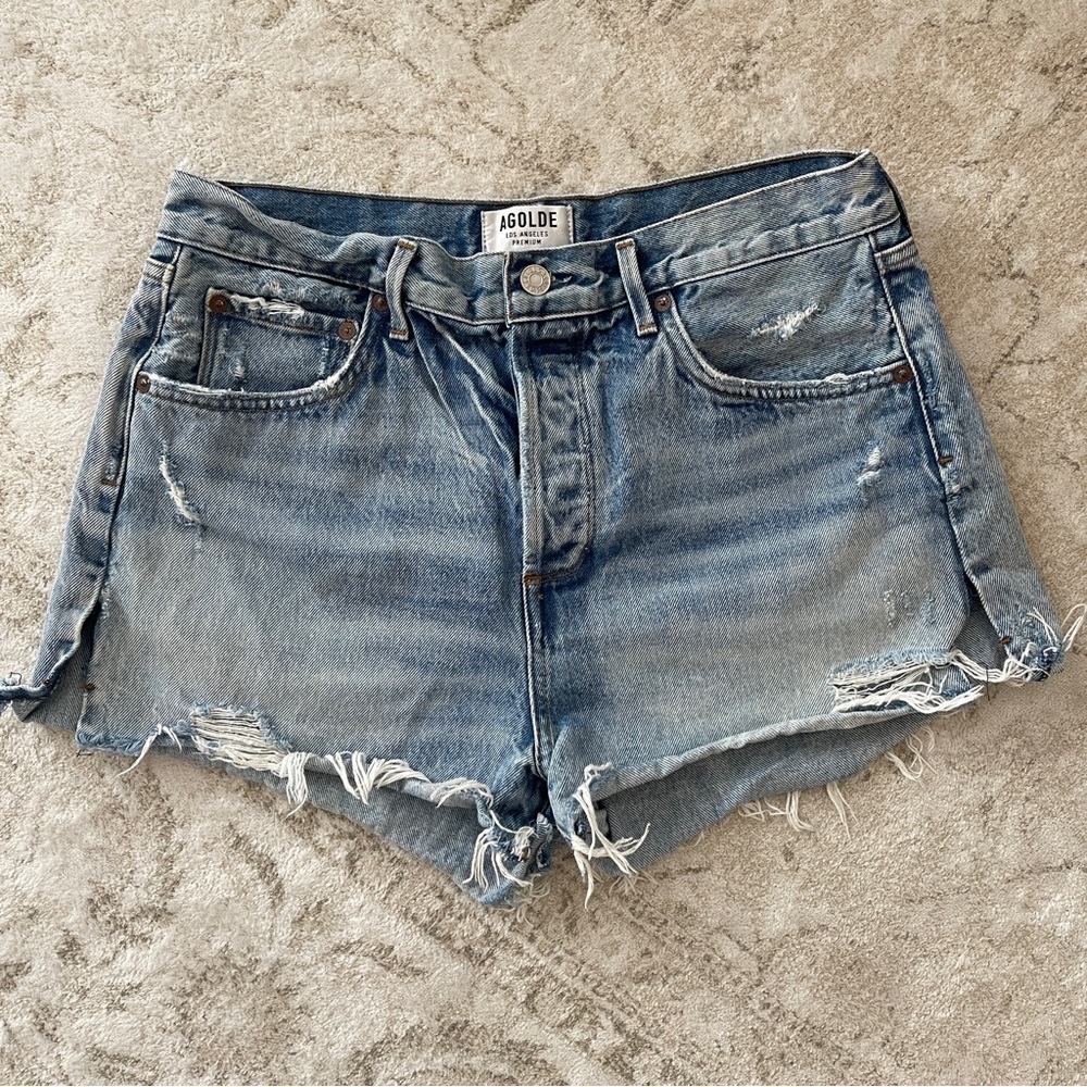 AGOLDE Jaden Shorts, High Waisted. Size: 31